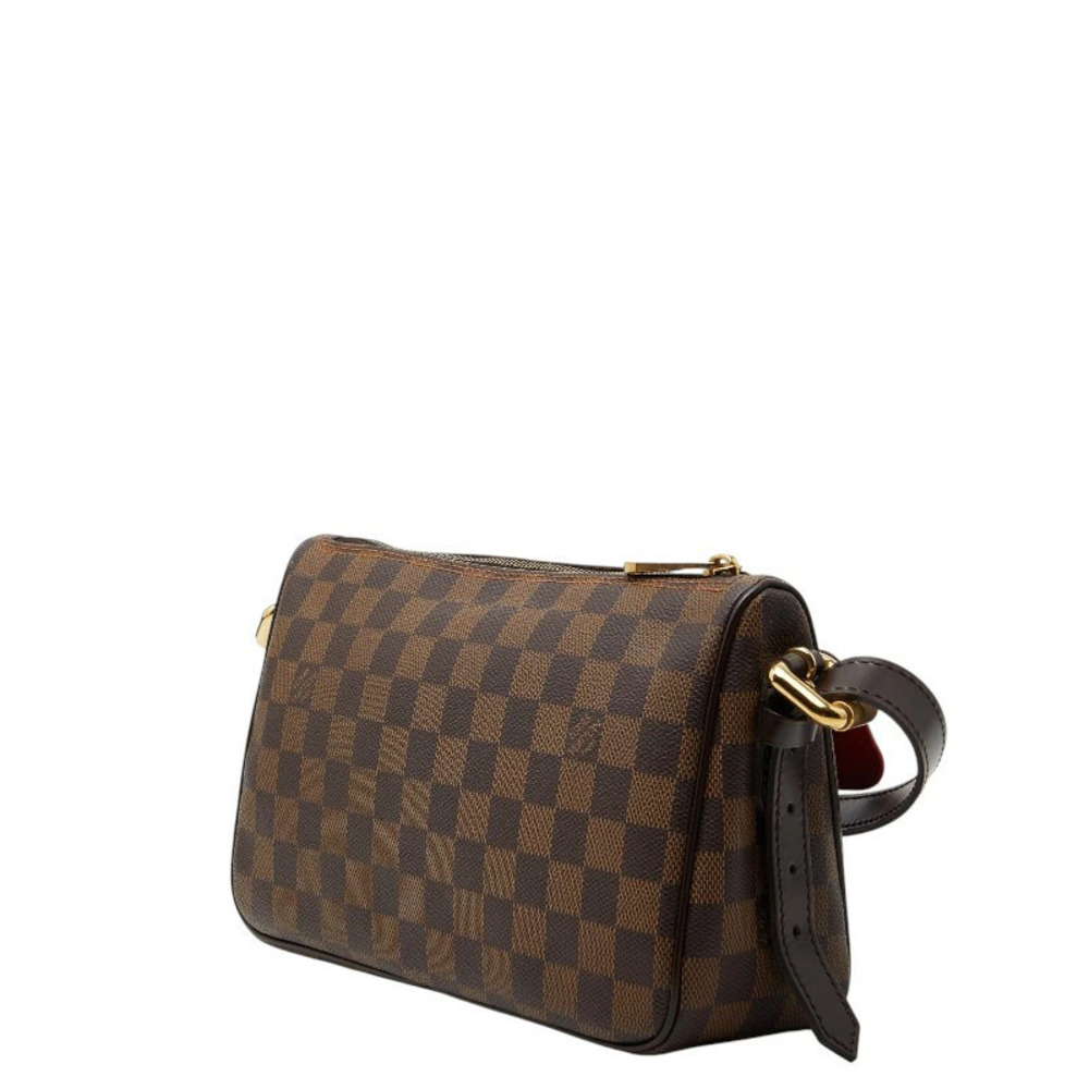 Louis Vuitton Crossbody Bag Ravello Damier Shoulder Leather Brown